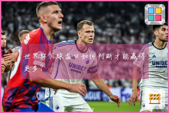 世界杯买球盘口如何判断才能赢得更多？